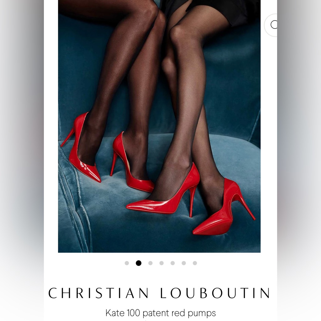 Christian Louboutin Red Patent So Kate 100